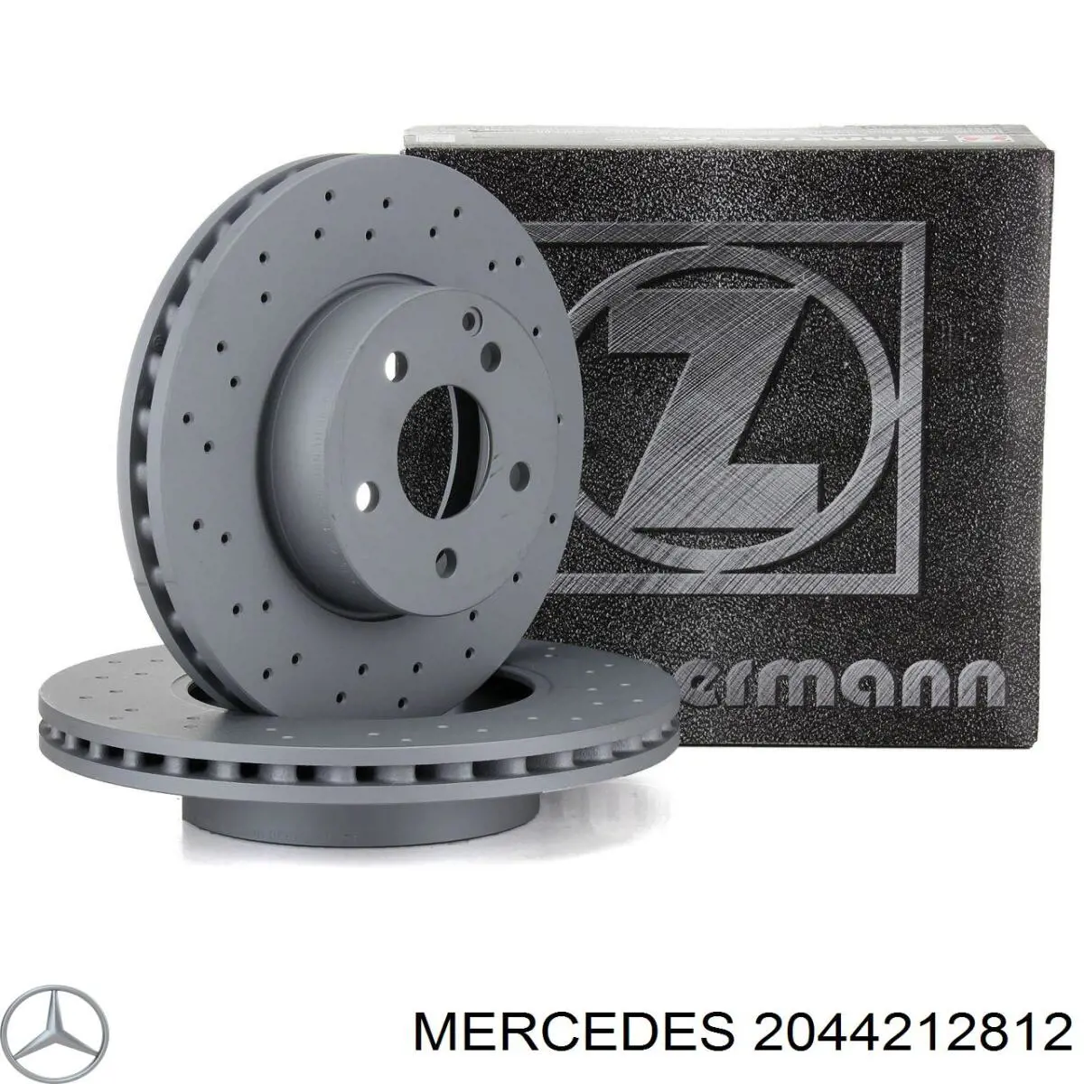 Передние тормозные диски 2044212812 Mercedes