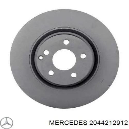 Передние тормозные диски 2044212912 Mercedes
