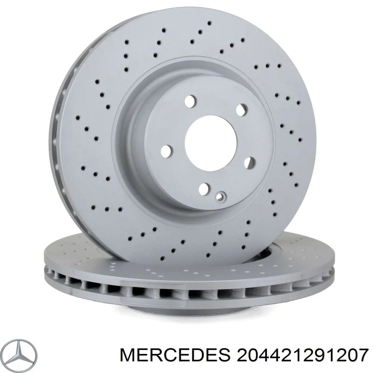 204421291207 Mercedes диск тормозной передний