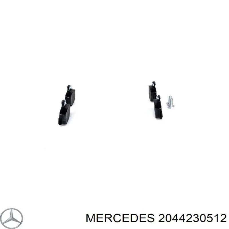 2044230512 Mercedes тормозные диски