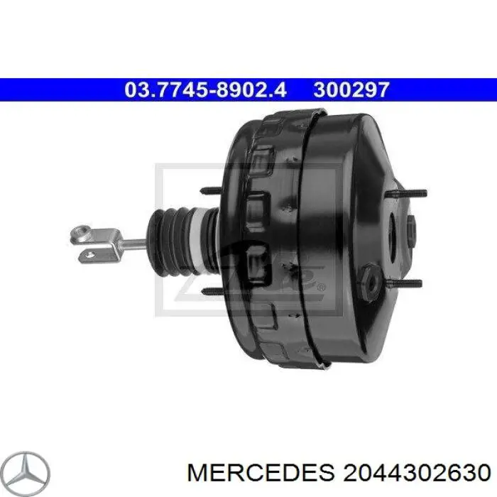 2044302630 Mercedes усилитель тормозов вакуумный