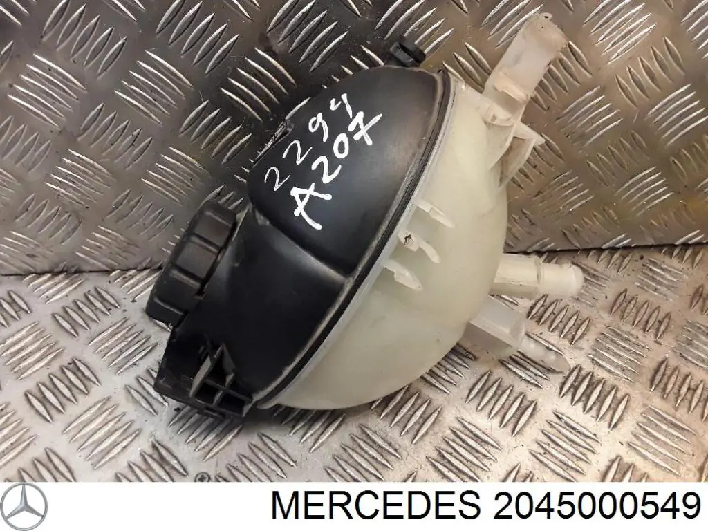2045000549 Mercedes tanque de expansão do sistema de esfriamento