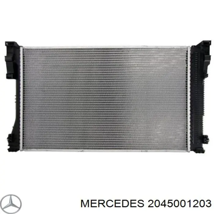 2045001203 Mercedes радиатор