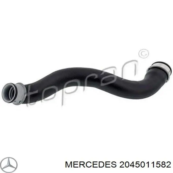 2045011582 Mercedes шланг (патрубок радиатора охлаждения верхний)