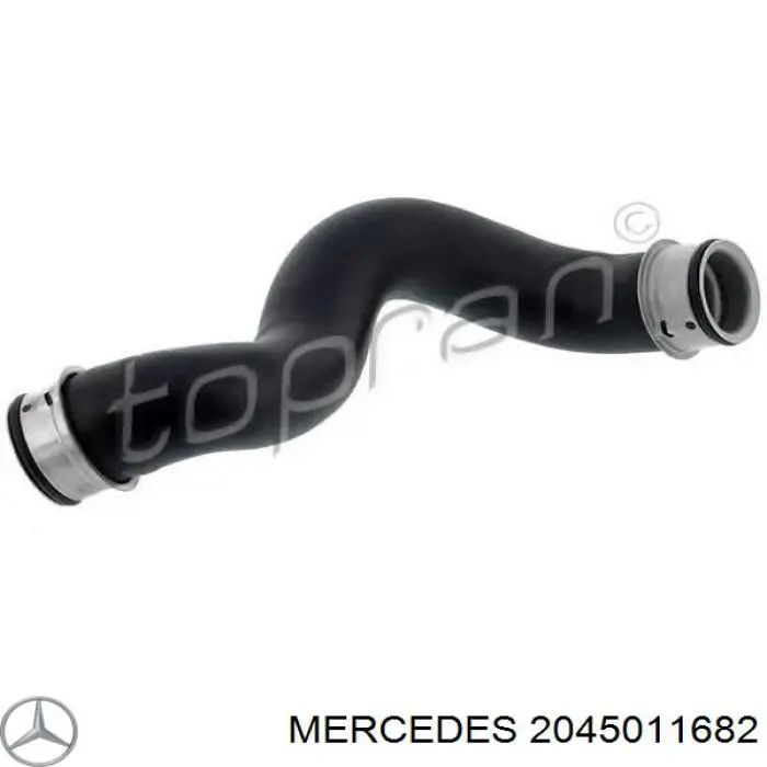 2045011682 Mercedes шланг (патрубок радиатора охлаждения нижний)