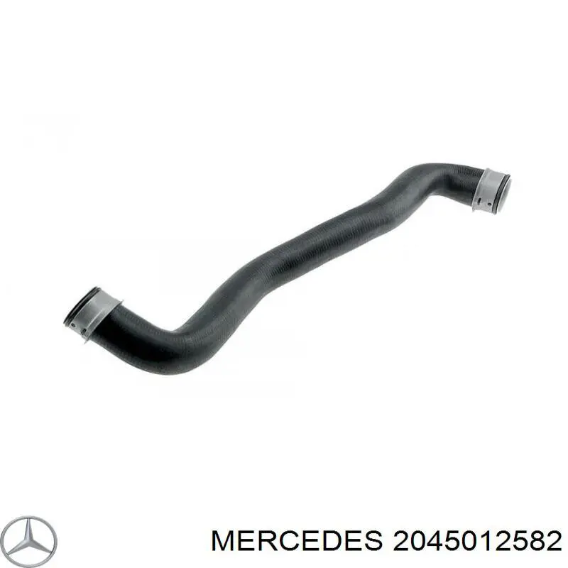 2045012582 Mercedes mangueira (cano derivado do radiador de esfriamento superior)