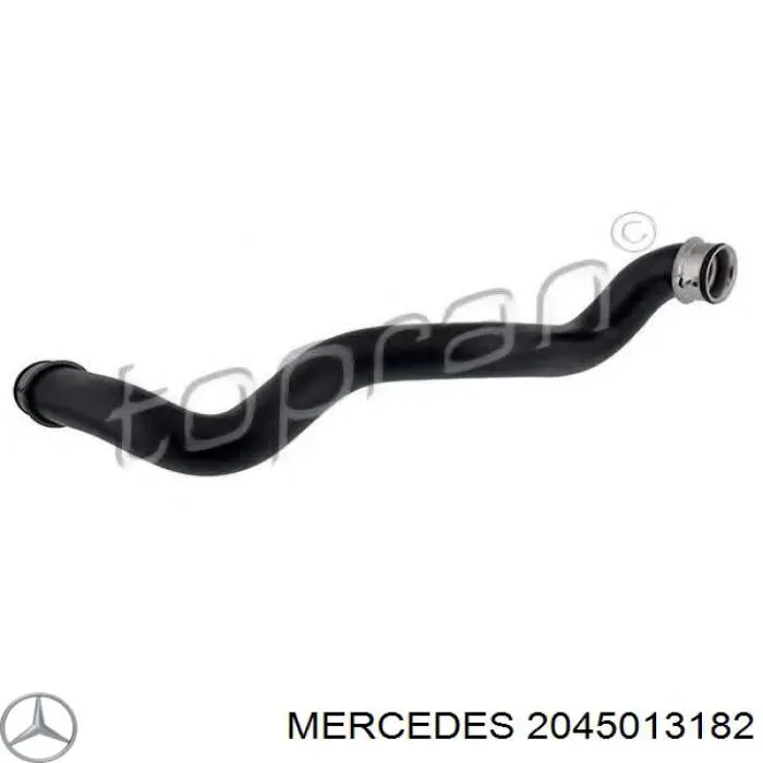 2045013182 Mercedes mangueira (cano derivado do radiador de esfriamento superior)