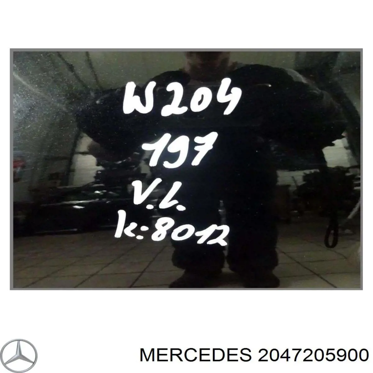  Porta dianteira esquerda Mercedes C sedan (W204) (2007 - 2014) 