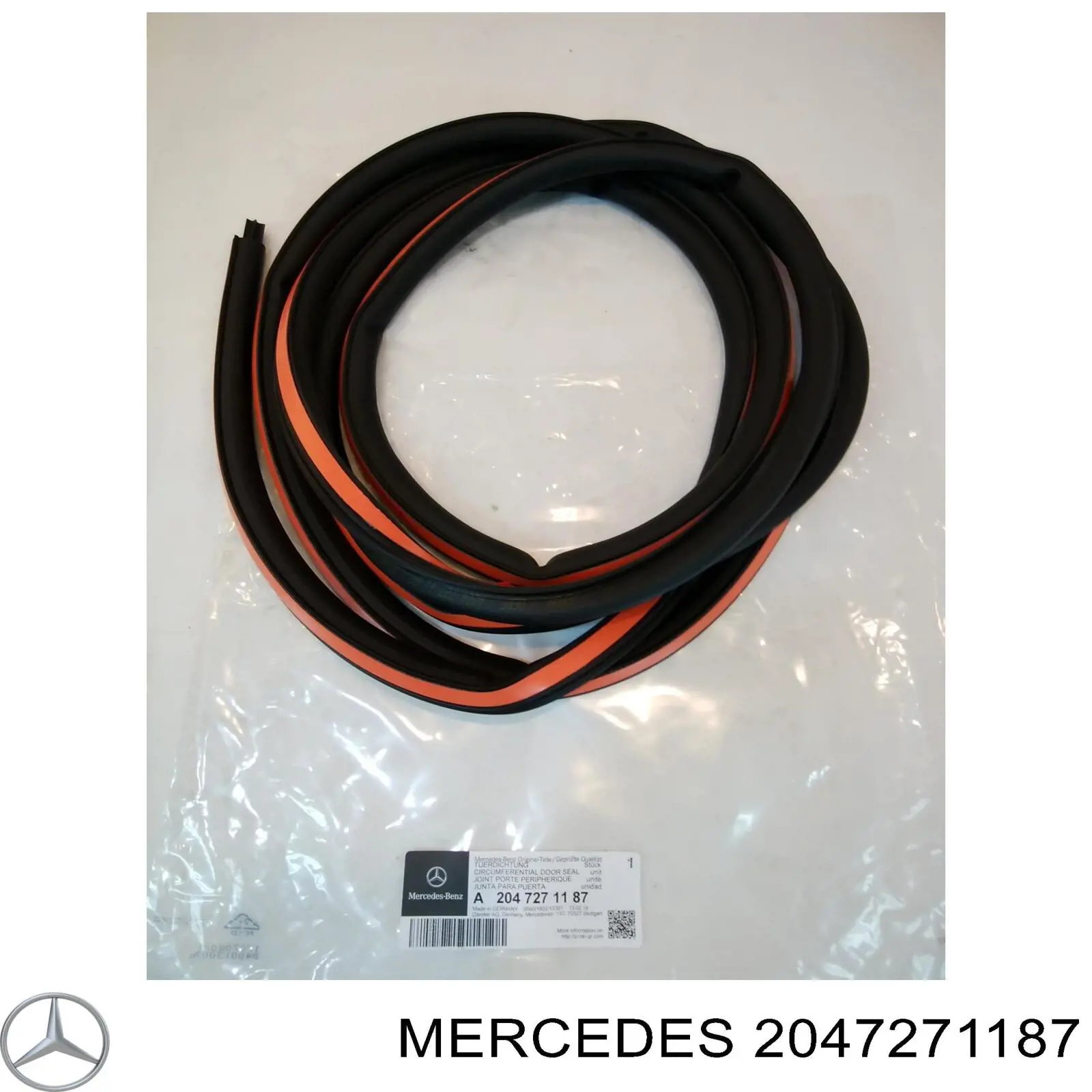 Уплотнение (передней) двери на Mercedes C (S205)