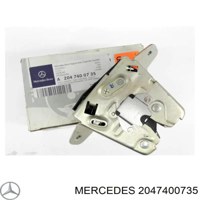 2047400735 Mercedes fecho de tampa de porta-malas (de 3ª/5ª porta traseira)