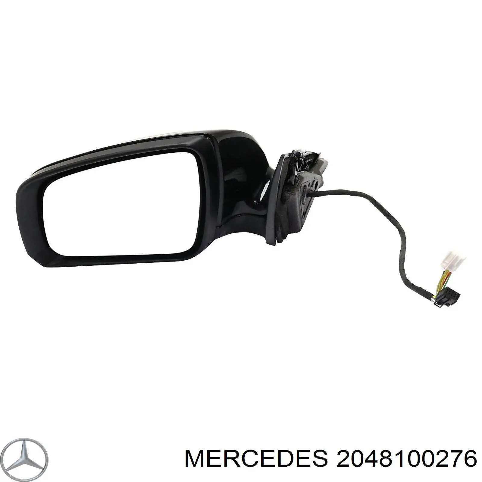 Правое боковое зеркало A2048100276 Mercedes