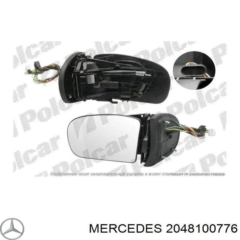 Купить 2048103776 Mercedes Наружное зеркало левое