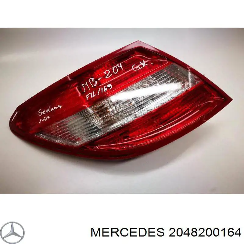 2048200164 Mercedes фонарь задний левый