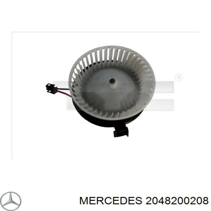 Вентилятор печки 2048200208 Mercedes