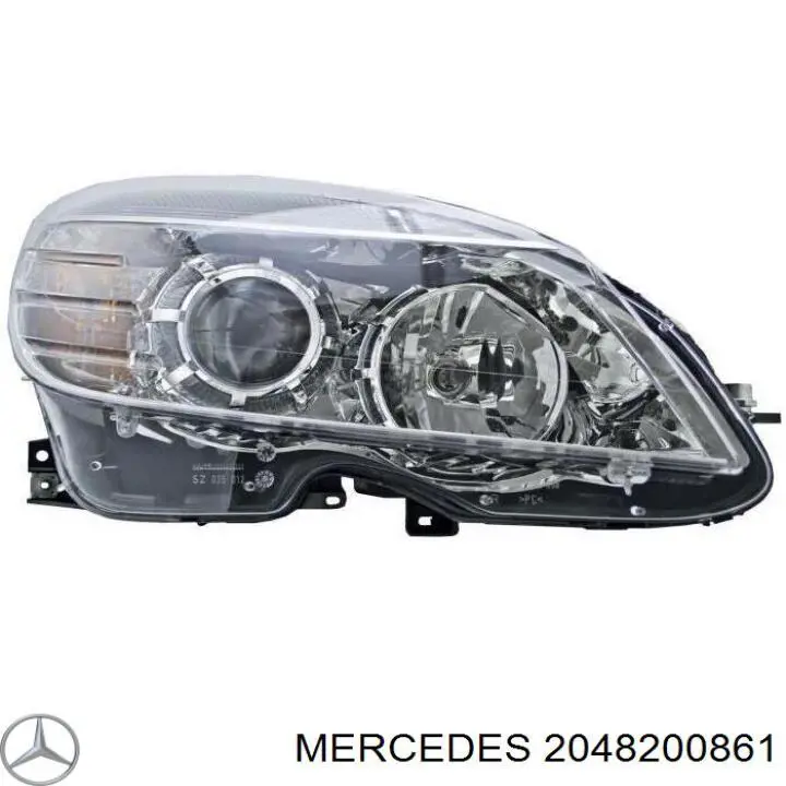 Фара правая 2048200861 Mercedes