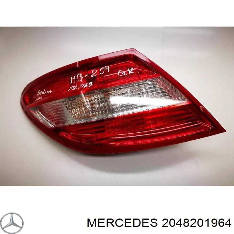 2048201964 Mercedes фонарь задний левый