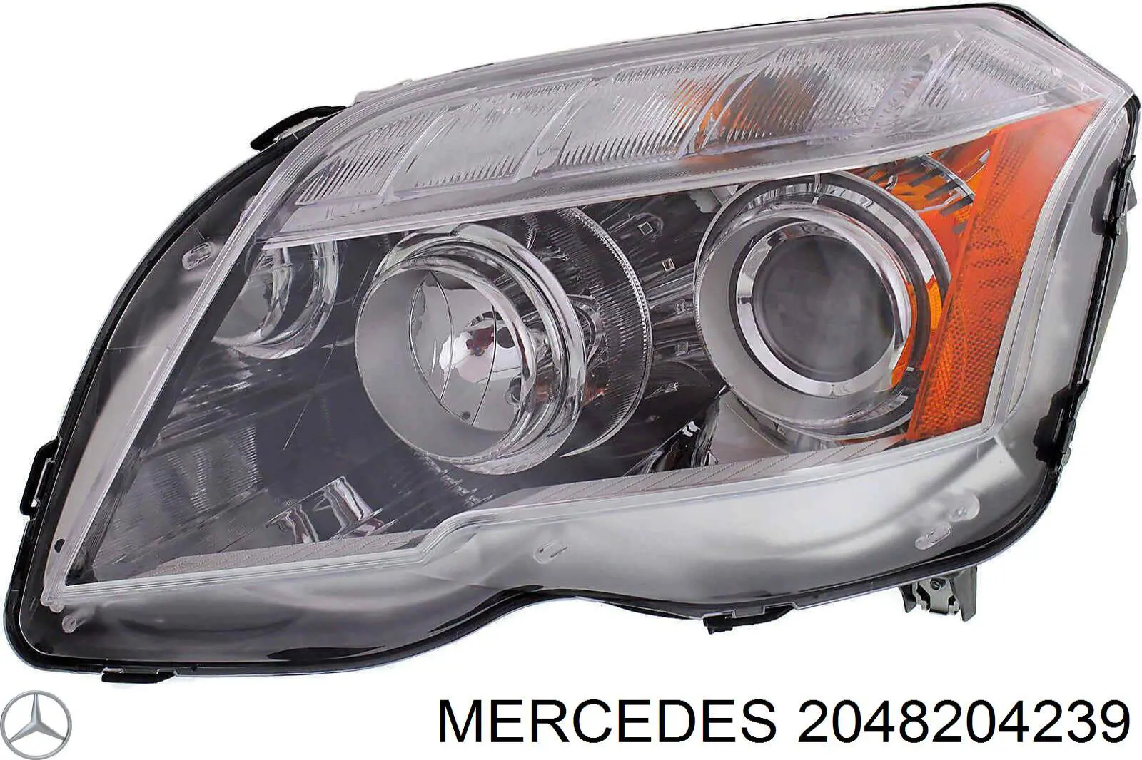 Правая блок фара Mercedes 2048204239 цена, от 578.40 USD