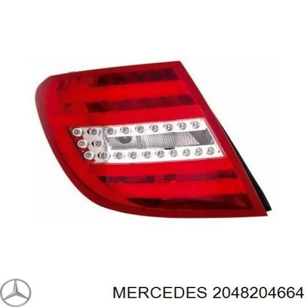 Задняя левая фара Mercedes 2048204664 цена, от 195.07 USD