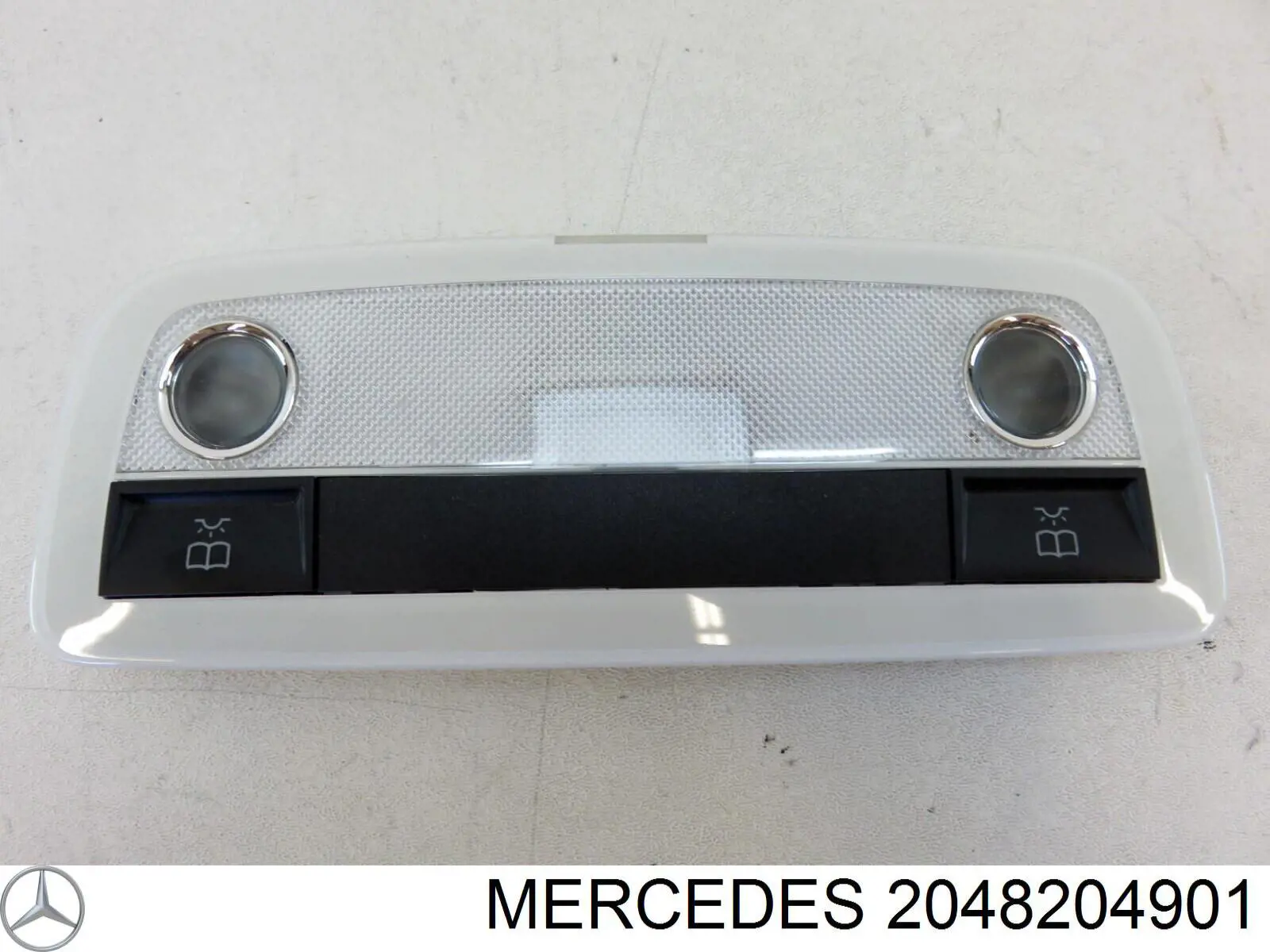 2048204901 Mercedes плафон освещения салона (кабины задний)