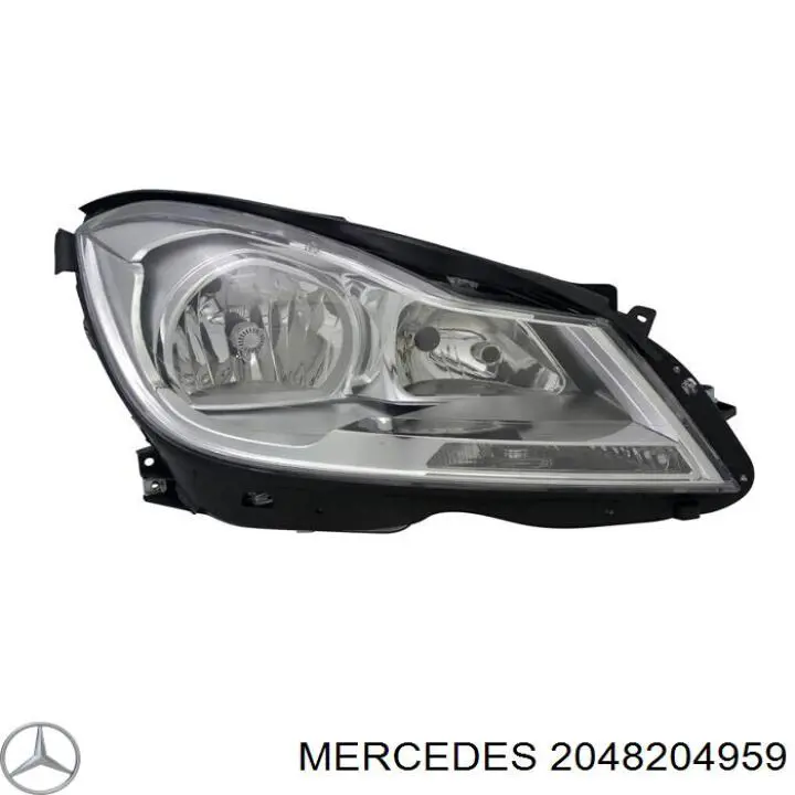 Фара левая Mercedes 2048204959 цена, от 57.65 USD