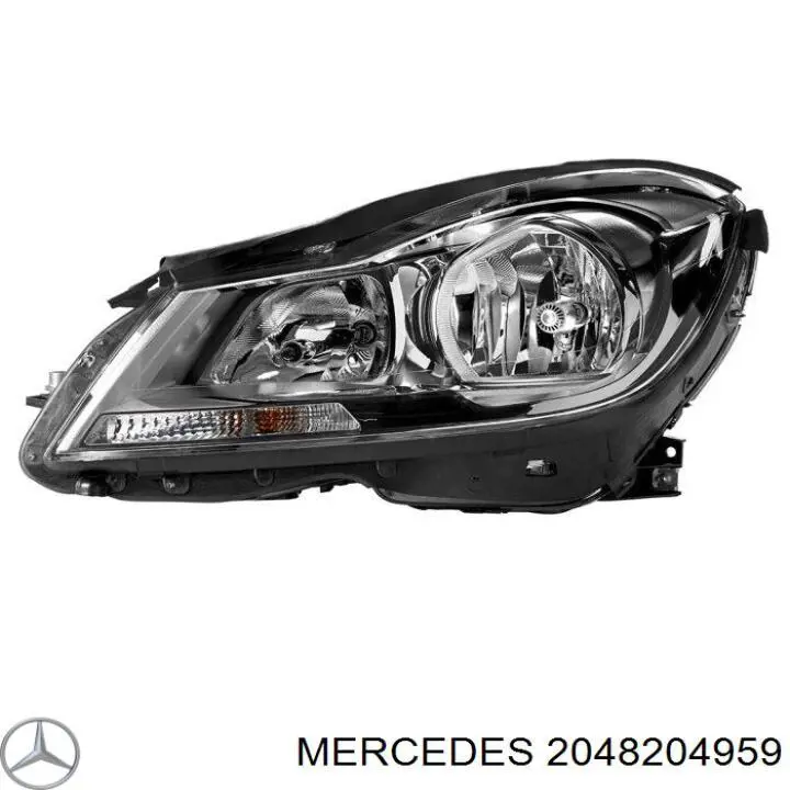 Купить 2048204959 Mercedes Фара левая передняя