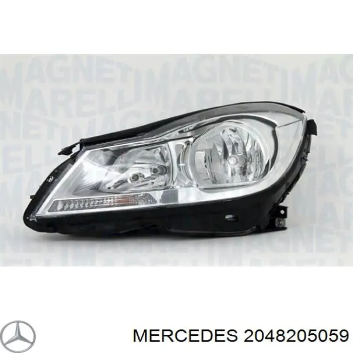 Фара правая 2048205059 Mercedes