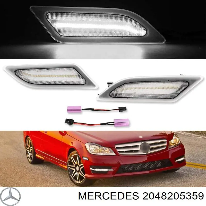 Фара левая Mercedes A2048205359 цена, от 342.83 USD