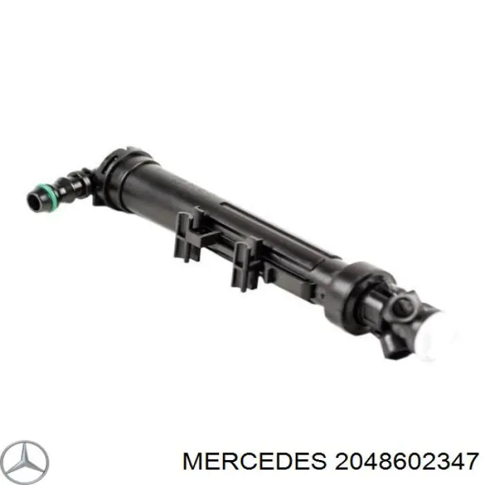 2048602347 Mercedes injetor de fluido para lavador da luz dianteira esquerda