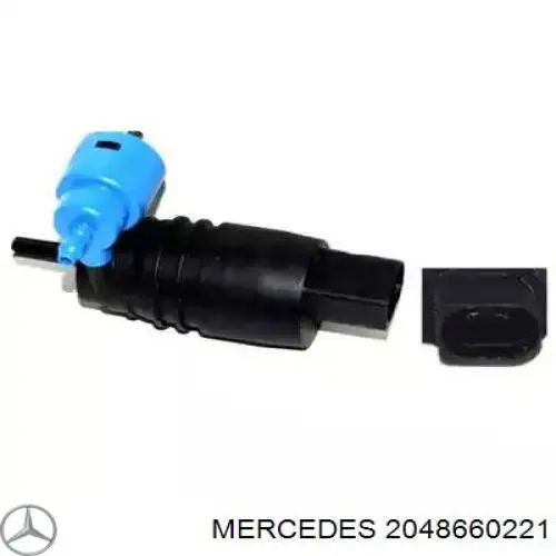 2048660221 Mercedes bomba de motor de fluido para lavador de vidro dianteiro/traseiro