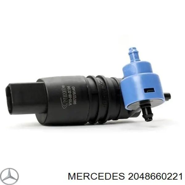 2048660221 Mercedes Bomba de motor de fluido para lavador de vidro dianteiro/traseiro