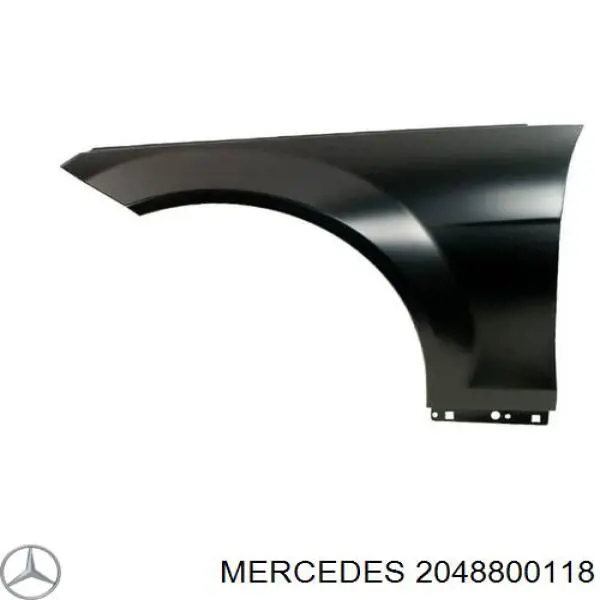 2048800118 Mercedes pára-lama dianteiro esquerdo