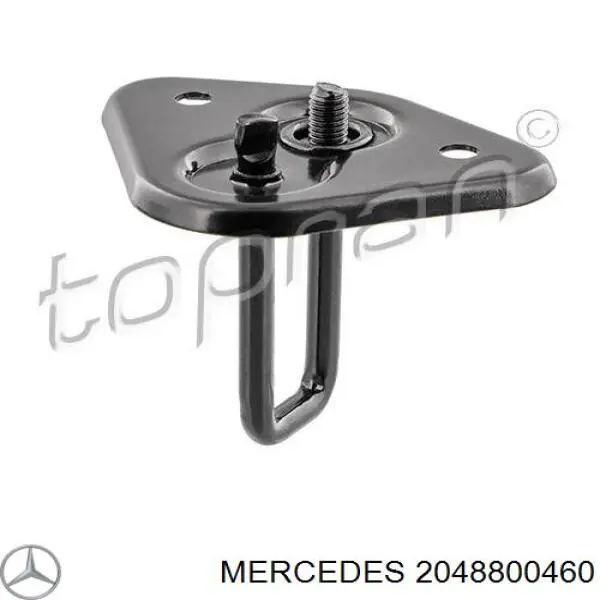 Навеска и упор капота на Mercedes C (W204)