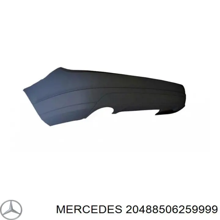 20488506259999 Mercedes pára-choque traseiro