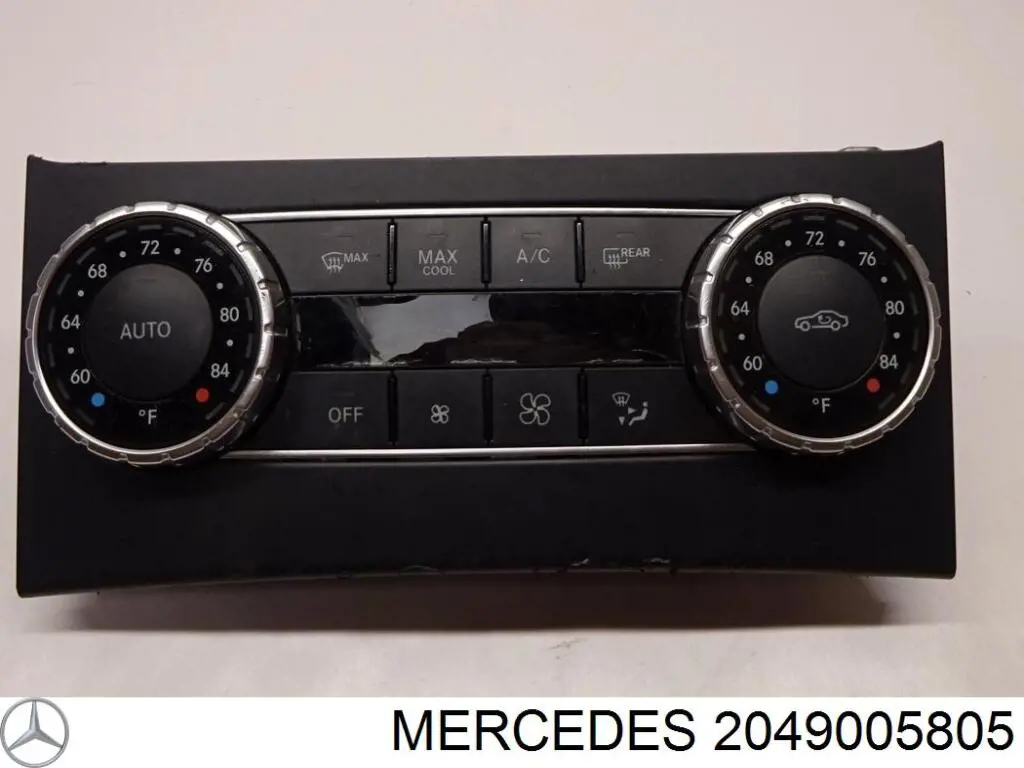 2049006608 Mercedes блок управления режимами отопления/кондиционирования