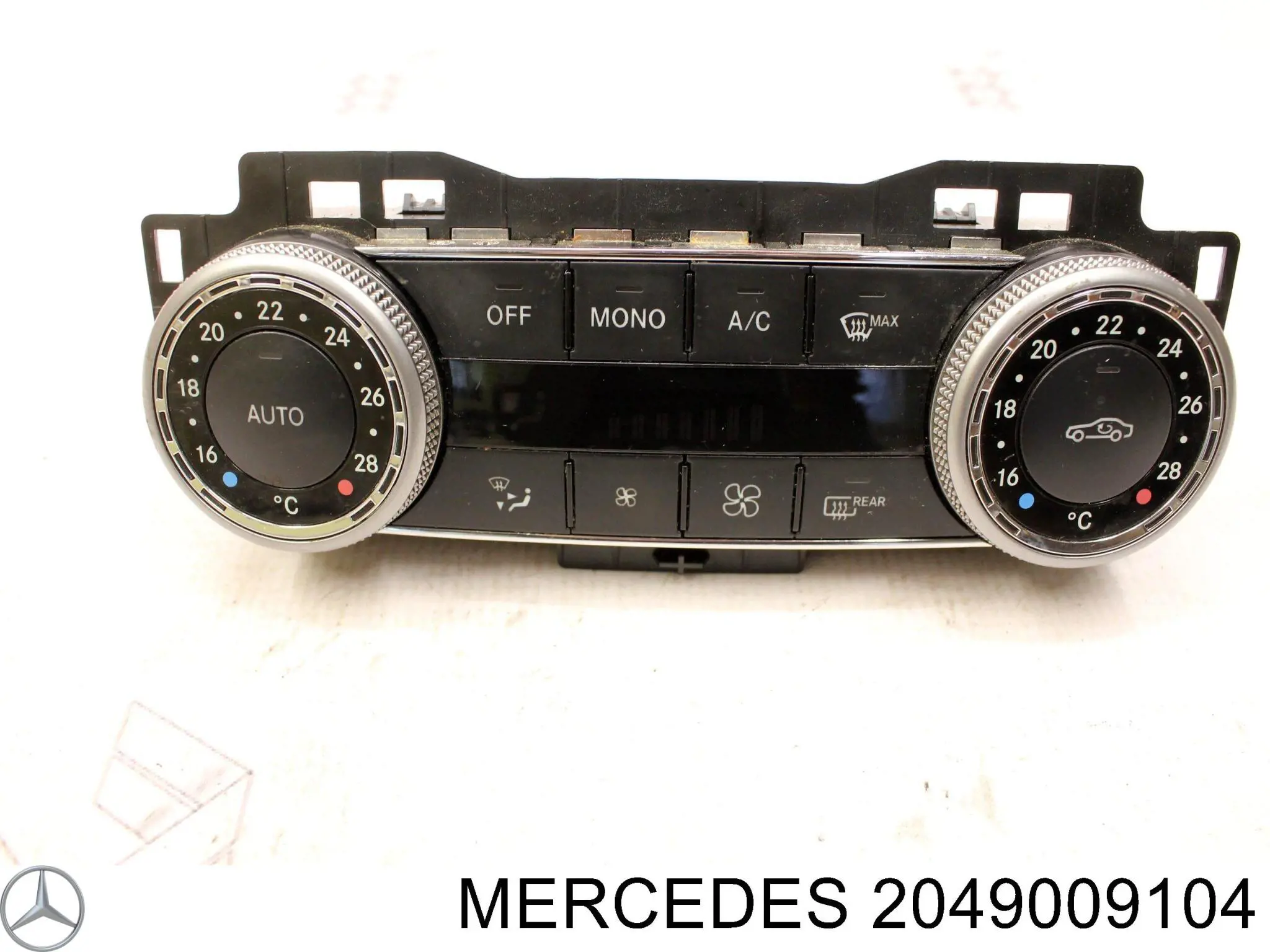 2049009104 Mercedes módulo de direção (centralina eletrônica de climatização)