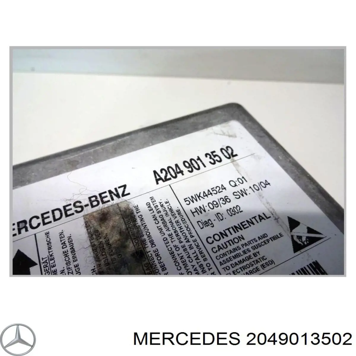 Блок управления airbag Mercedes 2049013502 цена, от 25.34 USD