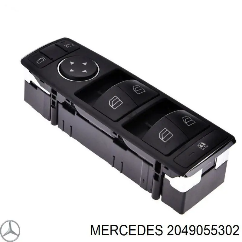 Unidade de botões dianteira esquerda de controlo de elevador de vidro para Mercedes C (W204)