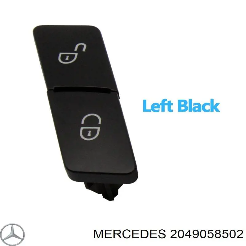 Кнопка блокировки дверей Mercedes 2049058502 цена, от 5.91 USD