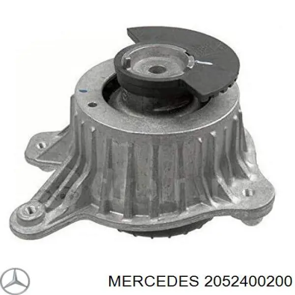 2052400200 Mercedes coxim (suporte esquerdo dianteiro de motor)