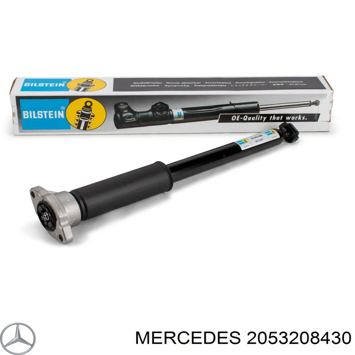 2053208430 Mercedes amortecedor traseiro