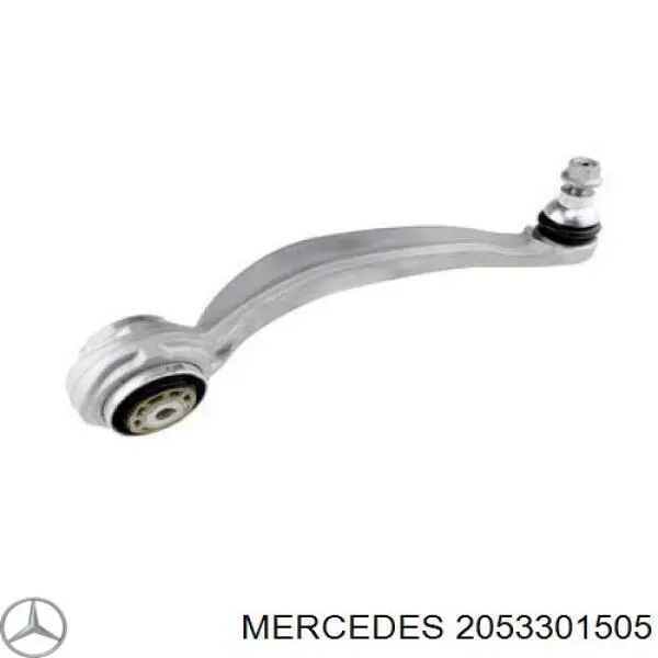 2053301505 Mercedes braço oscilante inferior esquerdo de suspensão dianteira