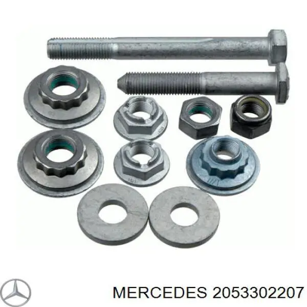 2053302207 Mercedes braço oscilante inferior direito de suspensão dianteira