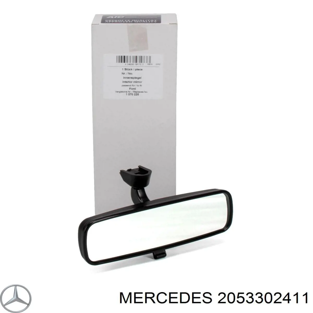 2053302411 Mercedes braço oscilante inferior direito de suspensão dianteira