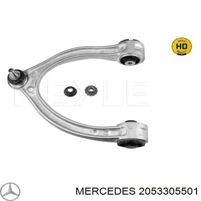 2053305501 Mercedes braço oscilante superior esquerdo de suspensão dianteira