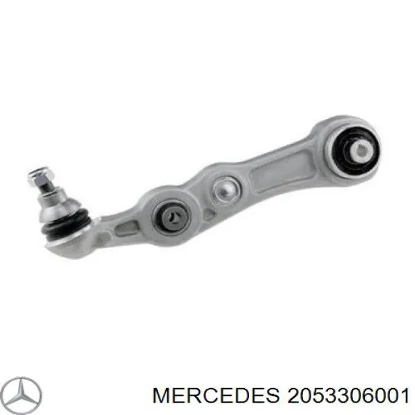 2053306001 Mercedes braço oscilante inferior direito de suspensão dianteira