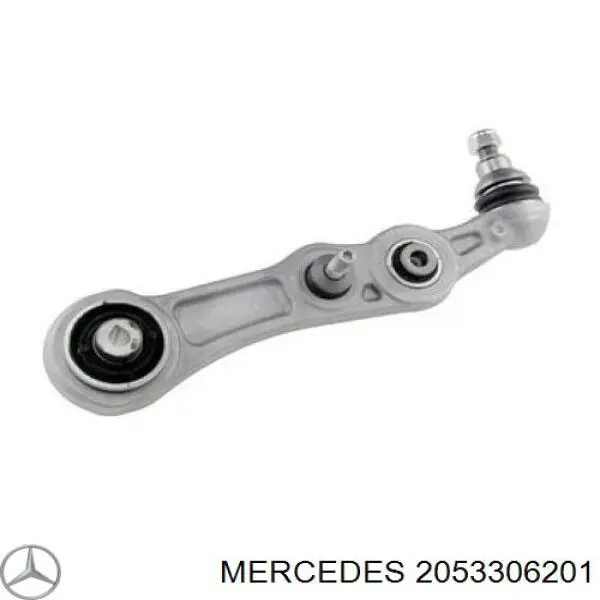 2053306201 Mercedes braço oscilante inferior direito de suspensão dianteira