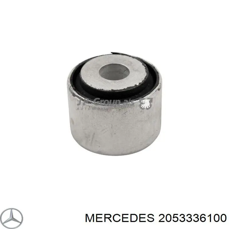 2053336100 Mercedes bloco silencioso dianteiro do braço oscilante inferior