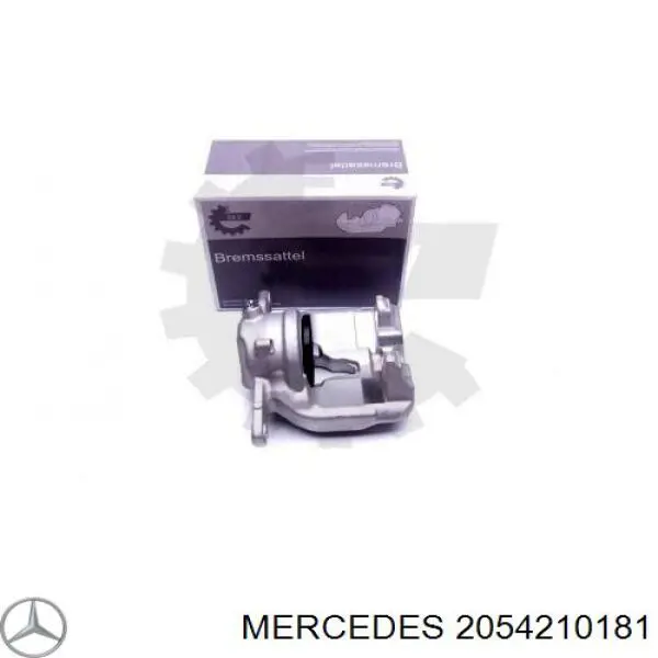 2054210181 Mercedes suporte do freio dianteiro esquerdo