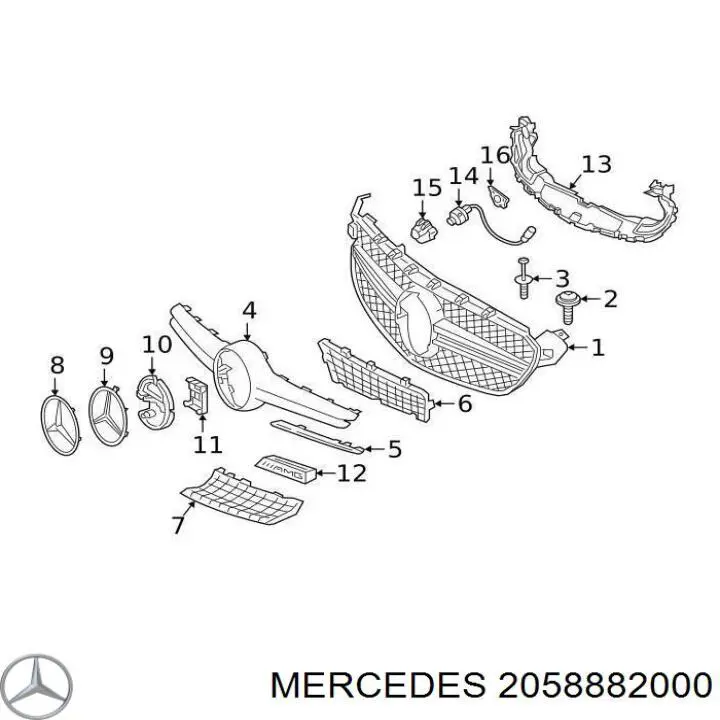  A2058882000 Mercedes