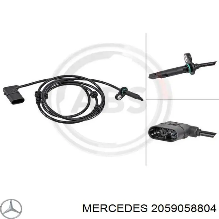 Датчик АБС (ABS) передний левый 170673 Febi